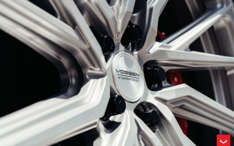 Blue Tesla Model Y - Vossen HF-4T Wheels