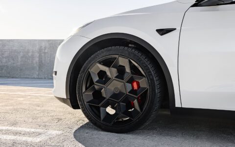 Tesla Model 3 Performance black bronze 20 inch CYBRHEX forged wheels white Model Y Black 21 inch Unplugged Performance Image 18 copy