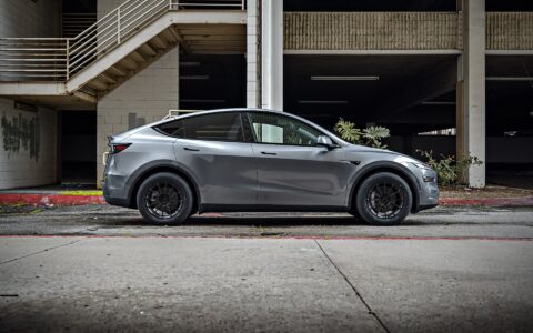 Quicksilver 2026 Tesla Model Y Launch Edition - UP-03 Off-Road Spec Forged Wheels in Satin Black