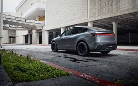 Quicksilver 2026 Tesla Model Y Launch Edition - UP-03 Off-Road Spec Forged Wheels in Satin Black