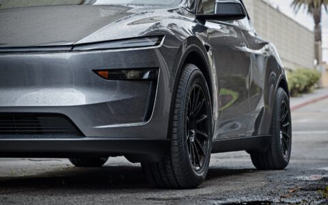 Quicksilver 2026 Tesla Model Y Launch Edition - UP-03 Off-Road Spec Forged Wheels in Satin Black