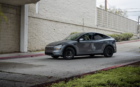 Quicksilver 2026 Tesla Model Y Launch Edition - UP-03 Off-Road Spec Forged Wheels in Satin Black
