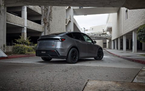 Quicksilver 2026 Tesla Model Y Launch Edition - UP-03 Off-Road Spec Forged Wheels in Satin Black