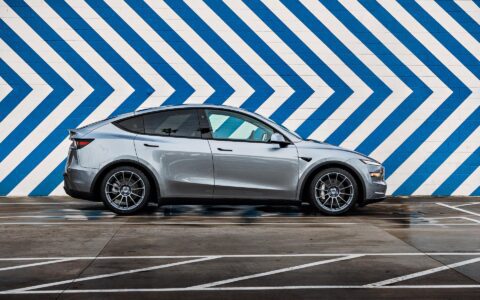 Quicksilver 2026 Tesla Model Y Launch Edition - UP-03 Forged Wheels in Satin Titanium