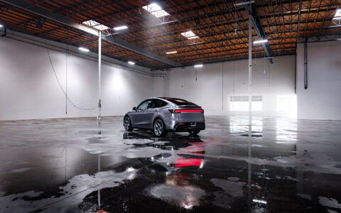 Quicksilver 2026 Tesla Model Y Launch Edition - CYBRHEX Forged Wheels in Satin Titanium