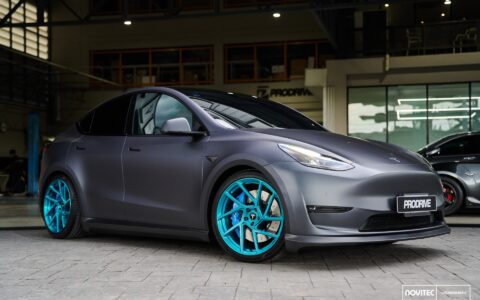 Tesla Model Y - Novitec x Vossen NV2 Wheels