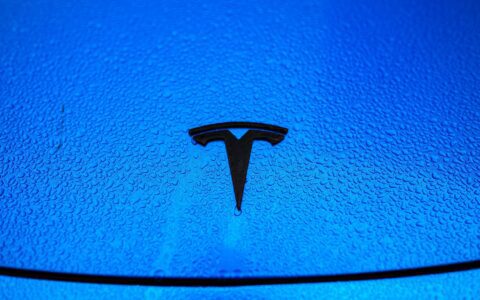 Unplugged Performance Deep Blue Metallic Tesla Model Y - Front Fascia
