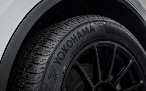 2026 Pearl White Model Y Juniper on 18 inch Off-Road Spec UP-03 in Satin Black