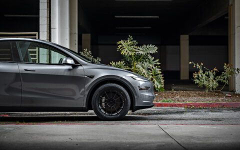 Quicksilver 2026 Tesla Model Y Launch Edition - UP-03 Off-Road Spec Forged Wheels in Satin Black