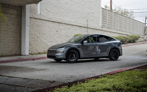 Quicksilver 2026 Tesla Model Y Launch Edition - UP-03 Off-Road Spec Forged Wheels in Satin Black