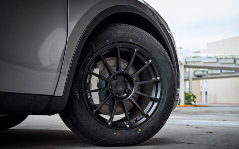 Quicksilver 2026 Tesla Model Y Launch Edition - UP-03 Off-Road Spec Forged Wheels in Satin Black