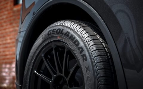 Stealth Gray Tesla Model Y Juniper on UP Forged Off-Road Spec UP-03 in Satin Black
