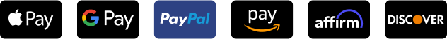 Payment Options - American Express, Discover, Visa, MasterCard, JCB, Maestro Credit Cards