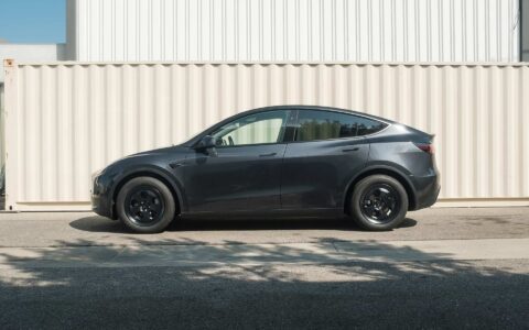 Stealth Grey Tesla Model Y UP.FIT Forged PD Wheels in Satin Black 10 Stealth Grey Tesla Model Y UP.FIT Forged PD Wheels in Satin Black