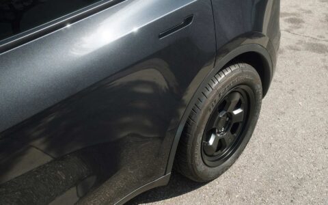 Stealth Grey Tesla Model Y UP.FIT Forged PD Wheels in Satin Black 4 Stealth Grey Tesla Model Y UP.FIT Forged PD Wheels in Satin Black