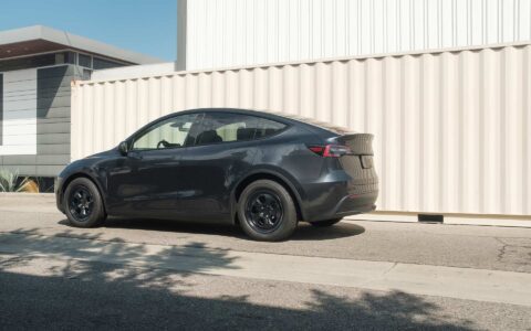 Stealth Grey Tesla Model Y UP.FIT Forged PD Wheels in Satin Black 9 Stealth Grey Tesla Model Y UP.FIT Forged PD Wheels in Satin Black