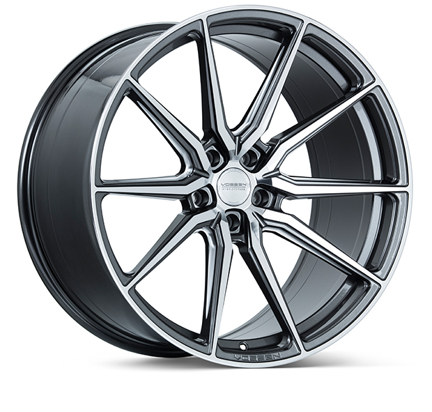 Vossen HF-3 Wheels – Tesla Model Y (Set of 4) Gloss Graphite Polished 1
