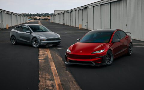 Red Rocket Tesla Model 3 Performance Highland and Model Y Juniper on UP-RW Road Warrior Wheel by Unplugged Performance 1920px (11)