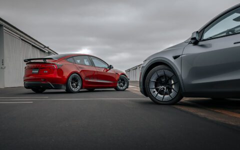 Red Rocket Tesla Model 3 Performance Highland and Model Y Juniper on UP-RW Road Warrior Wheel by Unplugged Performance 1920px (9)